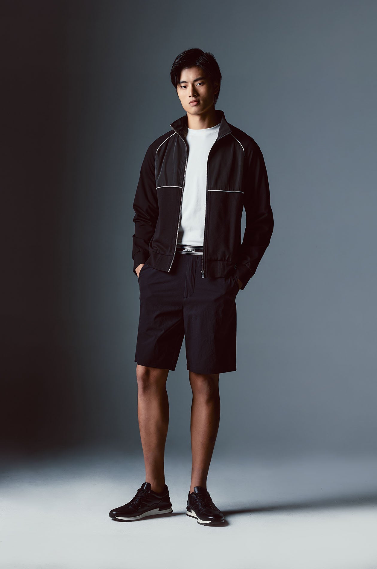 Hybrid Zipper Track Jacket