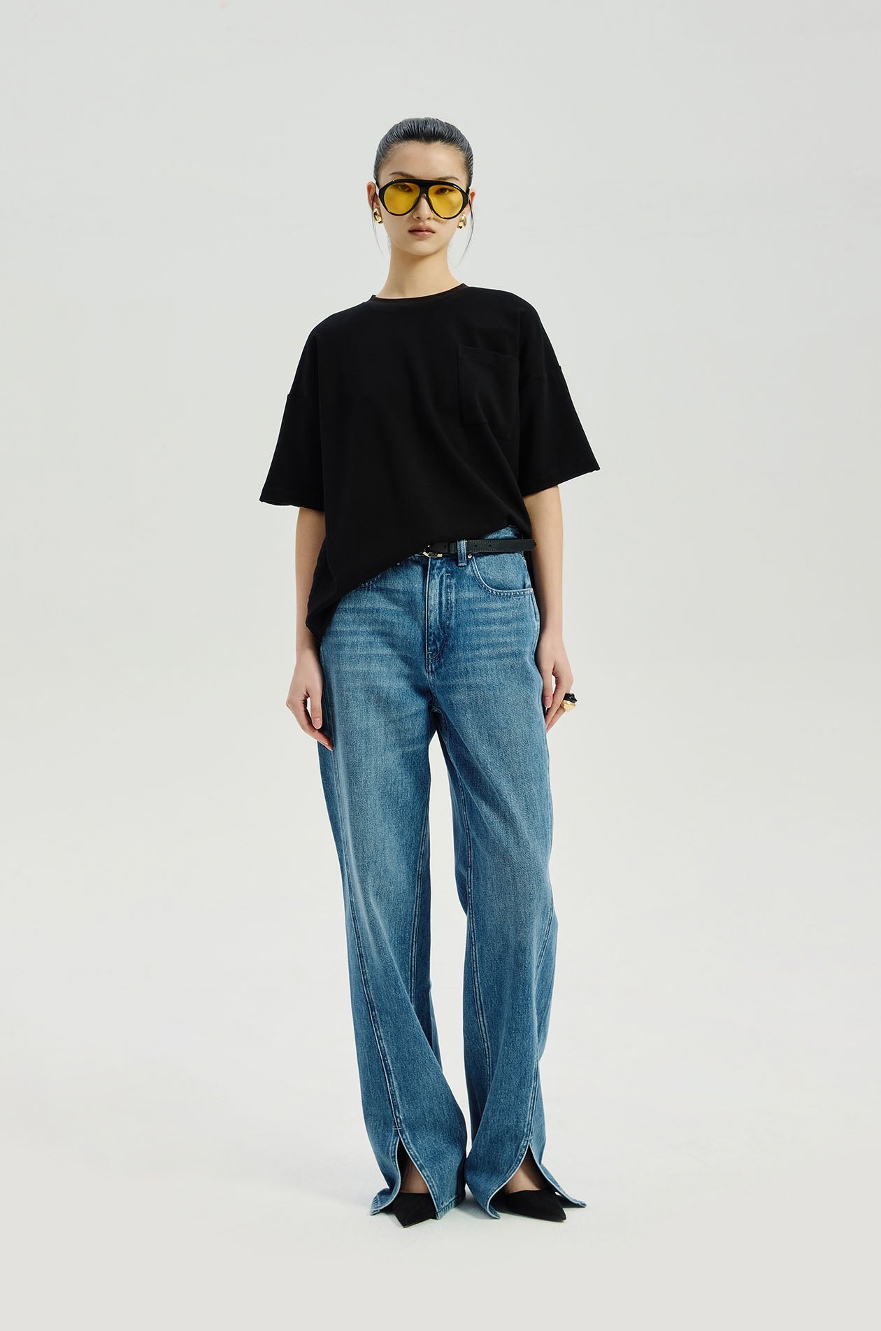 Lace-Back Oversized T-Shirt – Jaspal Official Store