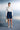 Above-Knee Denim Bermuda Shorts
