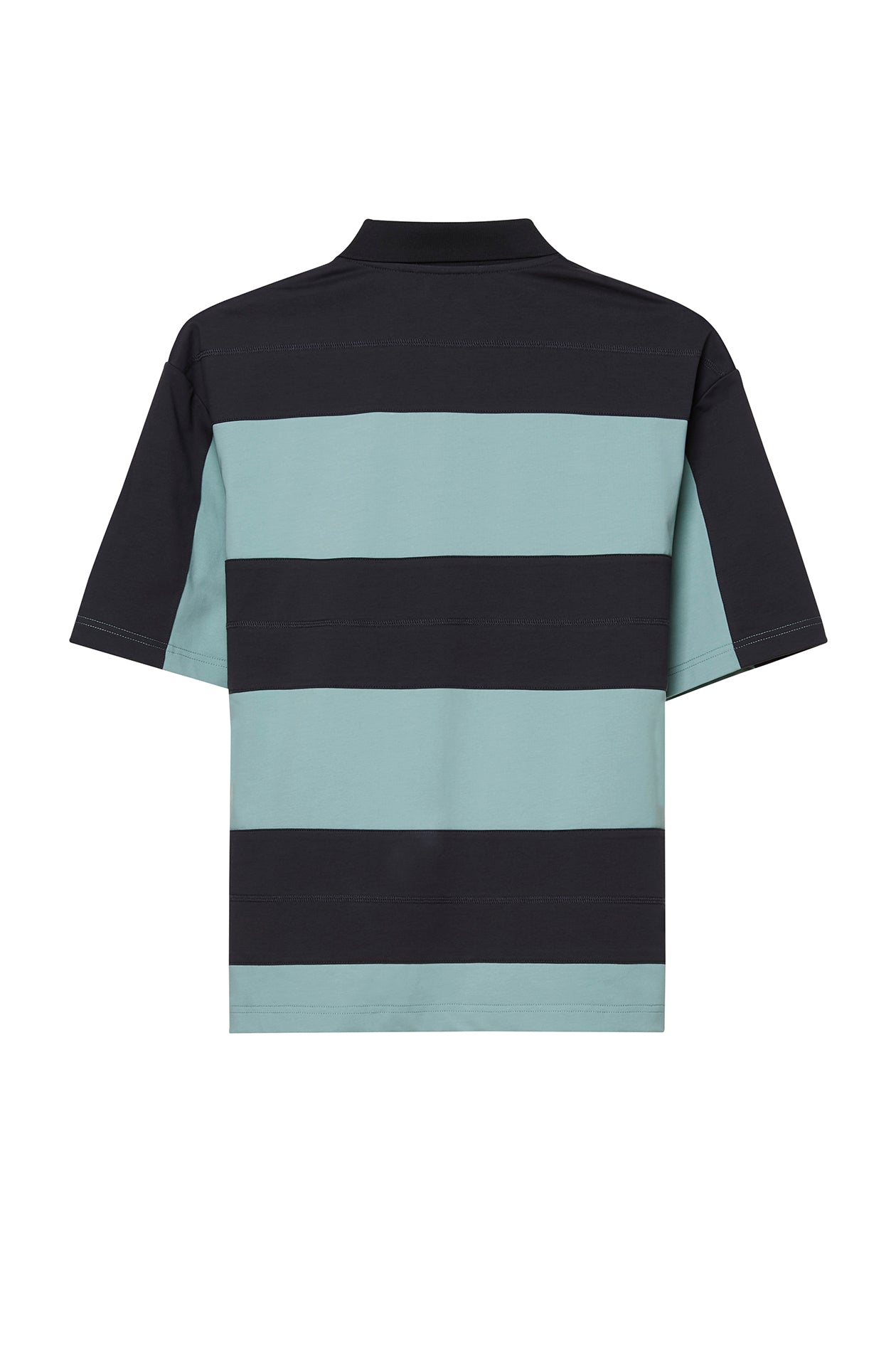 Cat and Dog Striped Polo Shirt