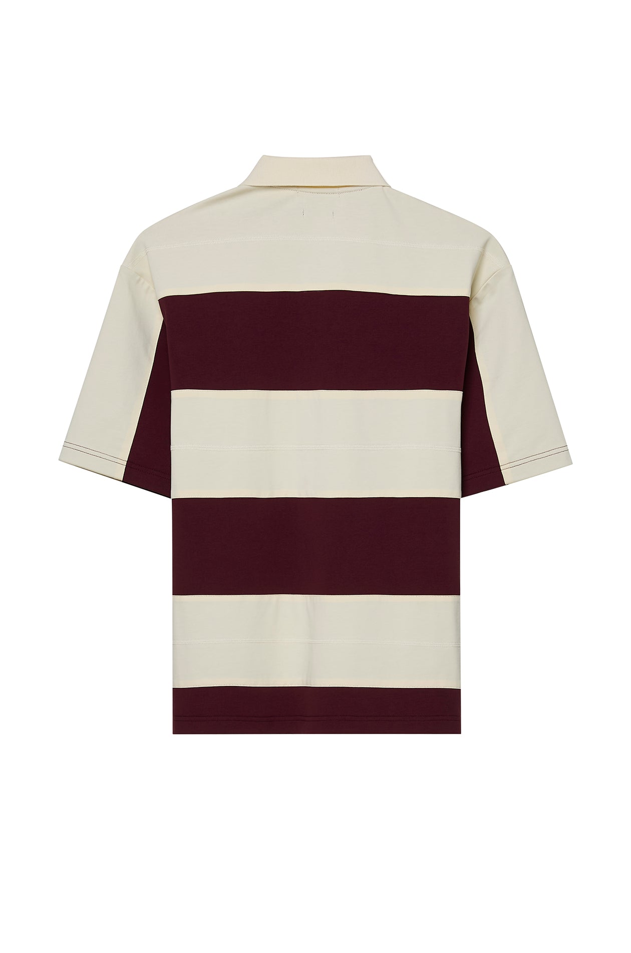 Cat and Dog Striped Polo Shirt