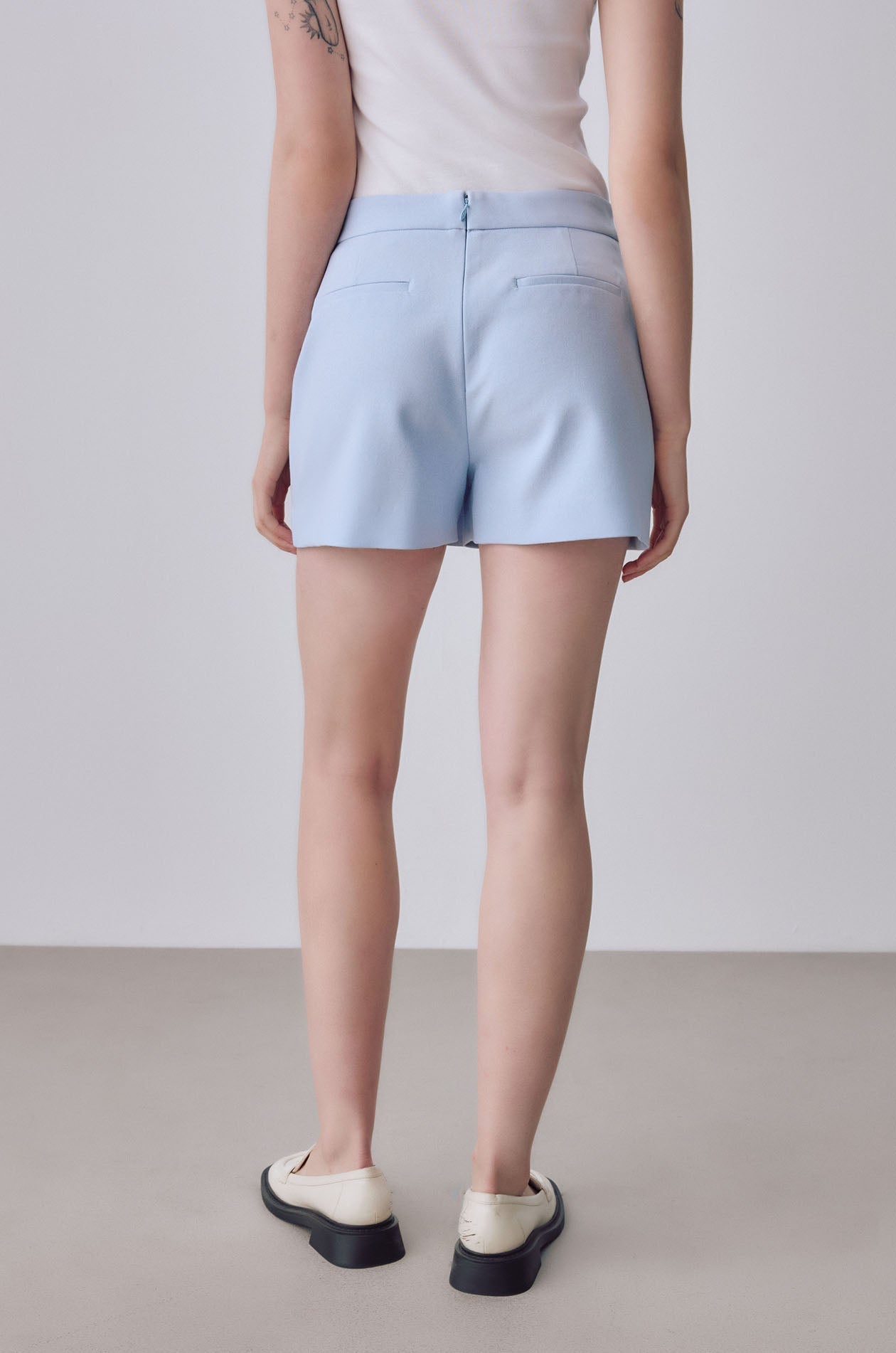 Sequin Flower Mini Skort