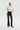 Slit Hem Creased Flared Pants