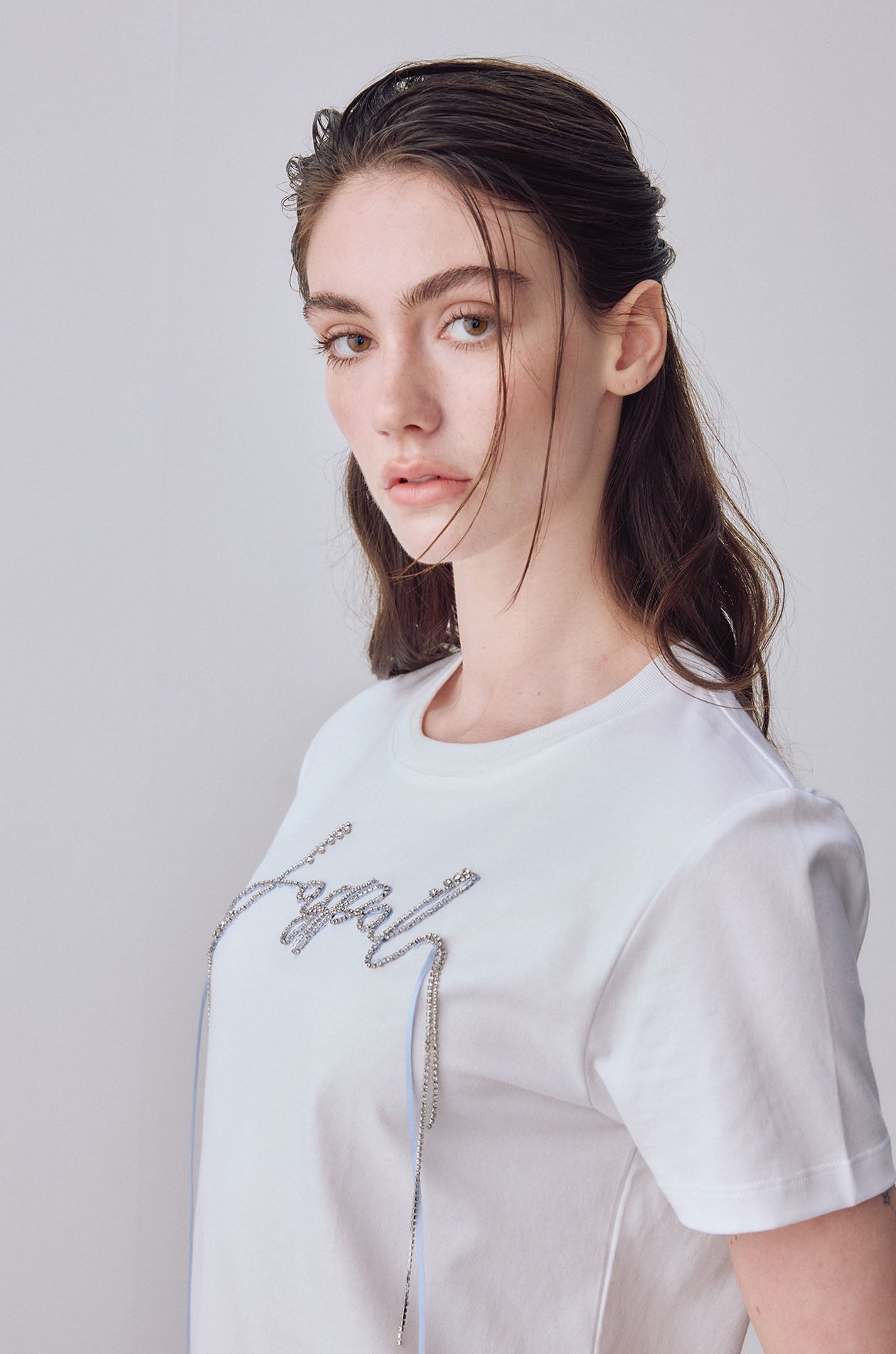 Rhinestone Logo T-Shirt