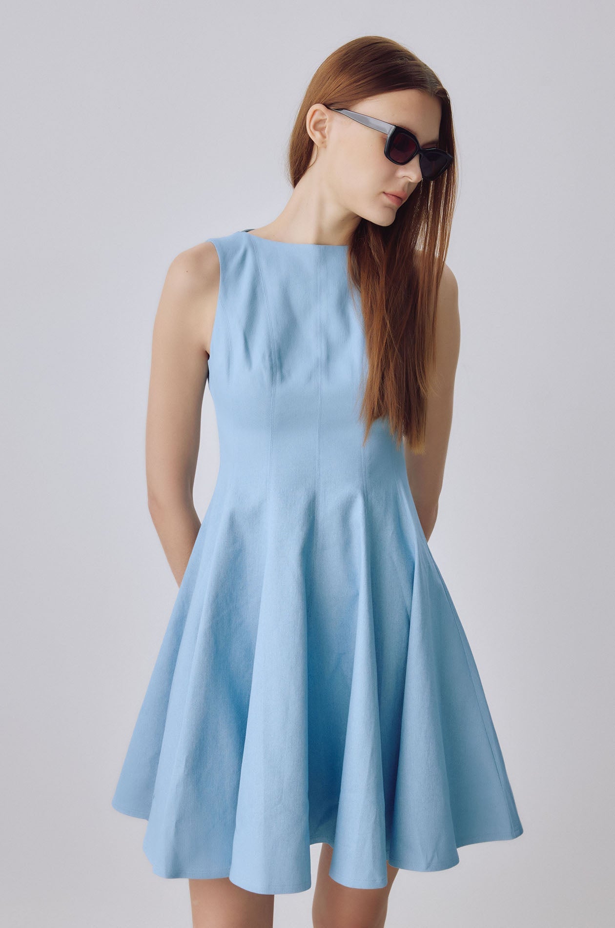 Cut-Out Sleeveless Mini Dress