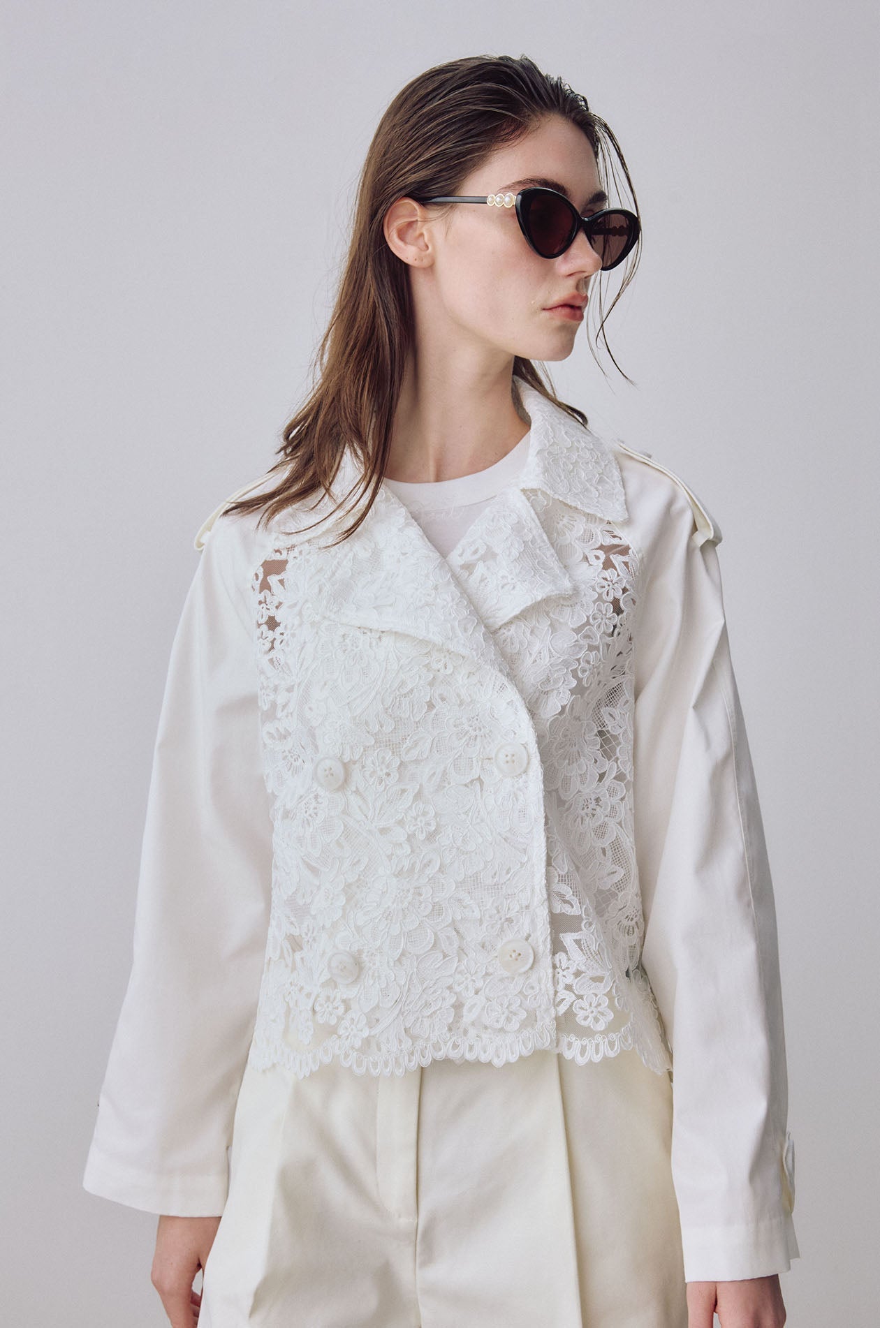 Lace Boxy Jacket
