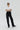 Straight Twill Pants with Belt