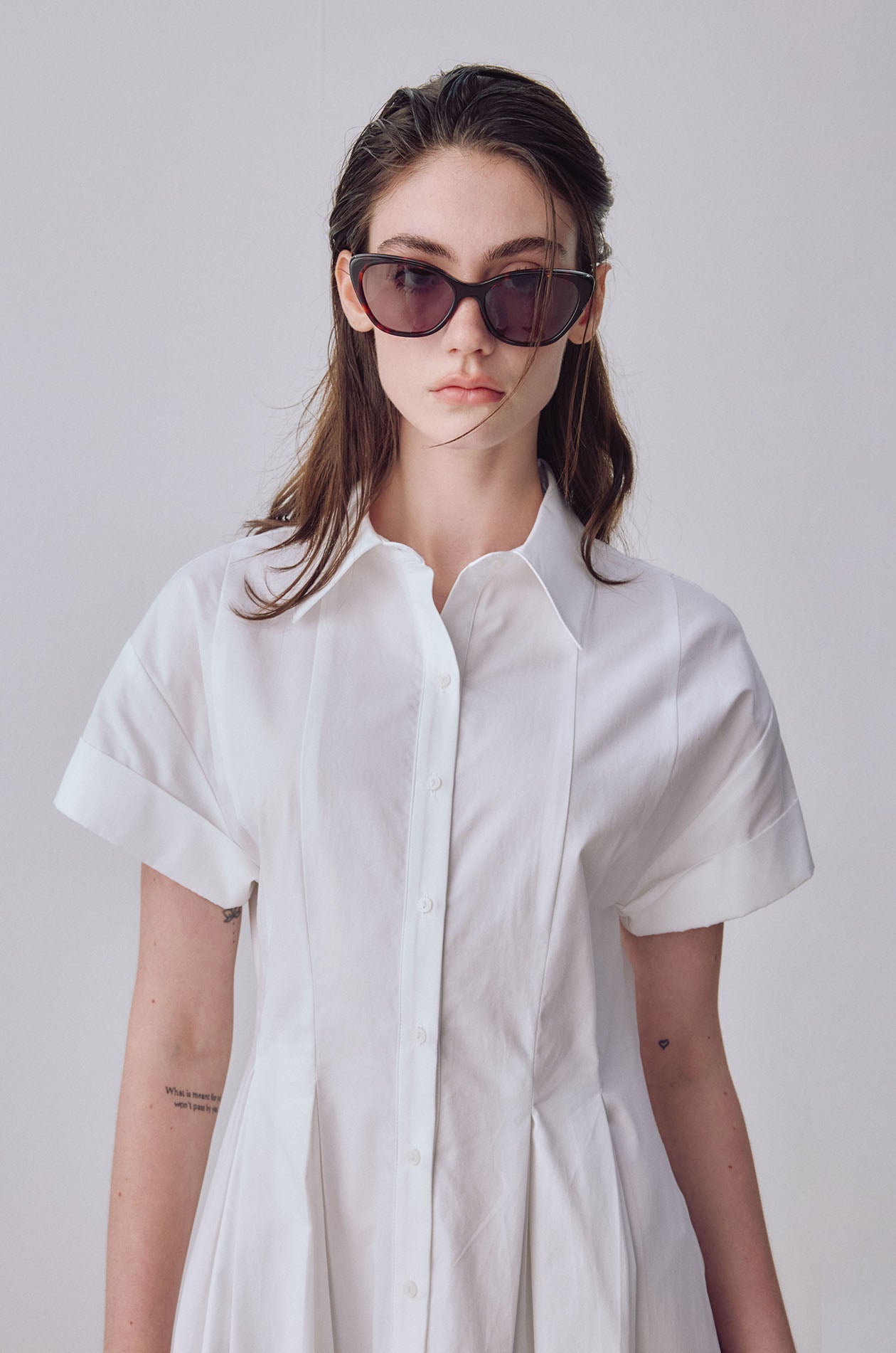 Floral Midi Shirt Dress