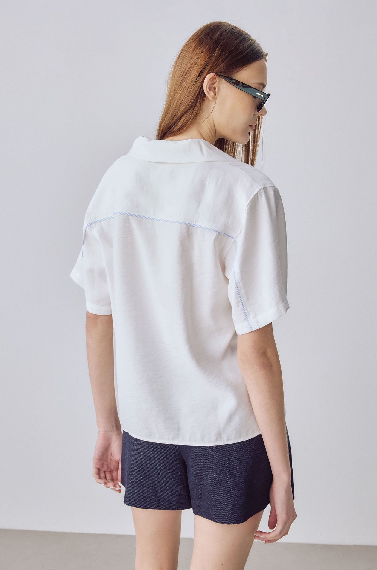 Blue Flower Resort Shirt