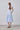 Blue Flower Seersucker Midi Dress