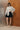 Green-Stitched Pleated Mini Skirt