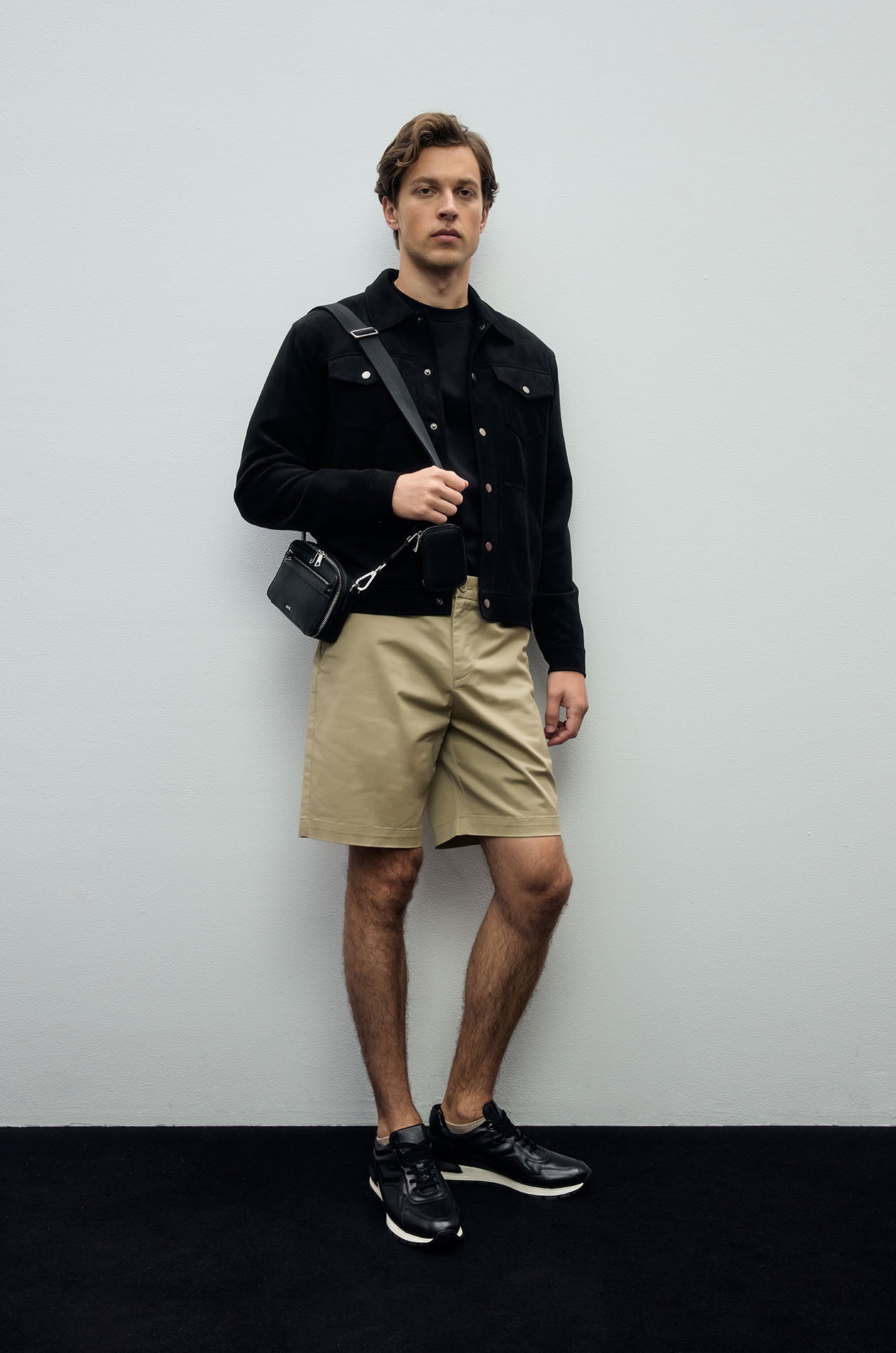 Chino Shorts with Zip Pocket