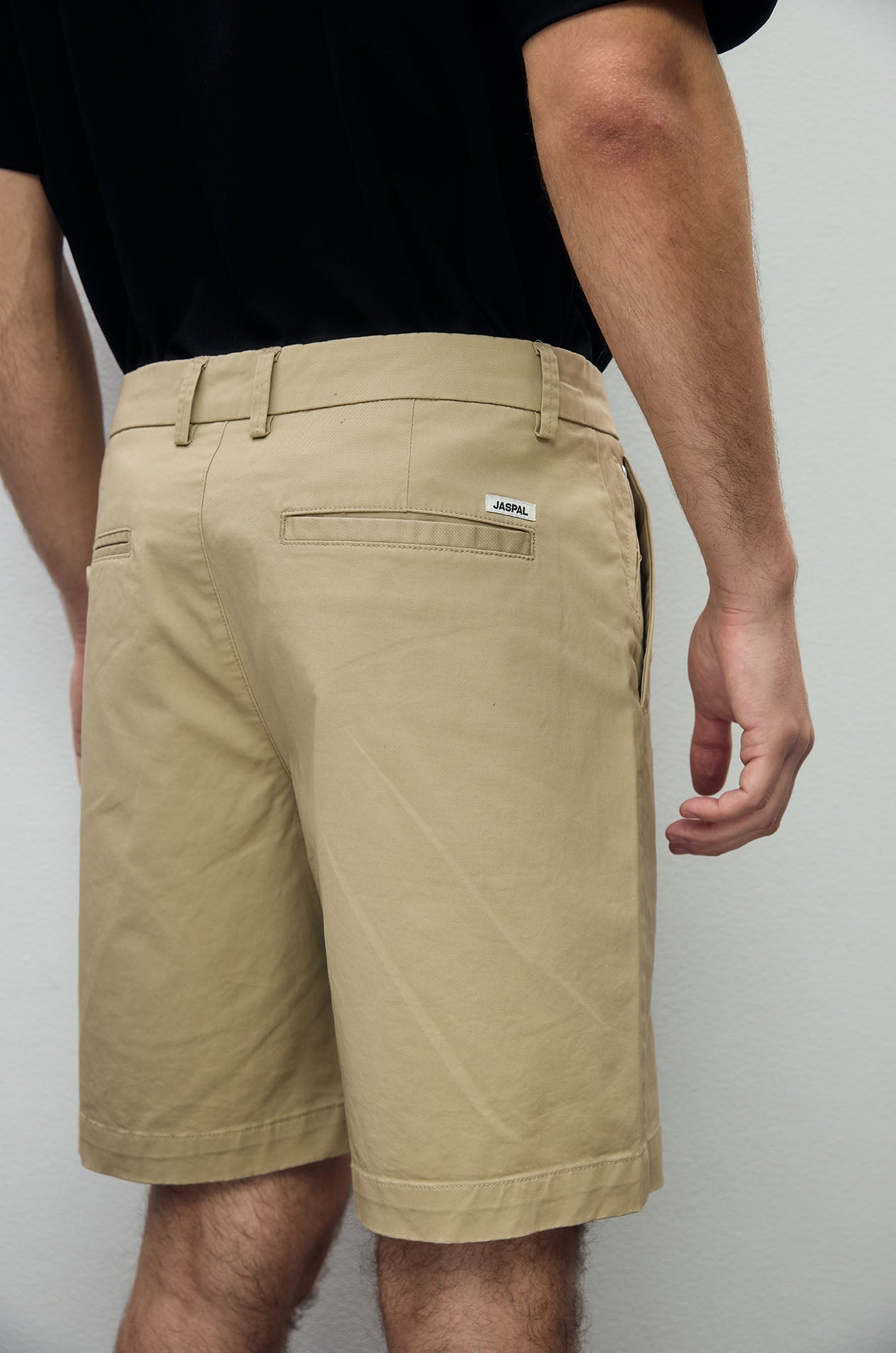 Chino Shorts with Zip Pocket