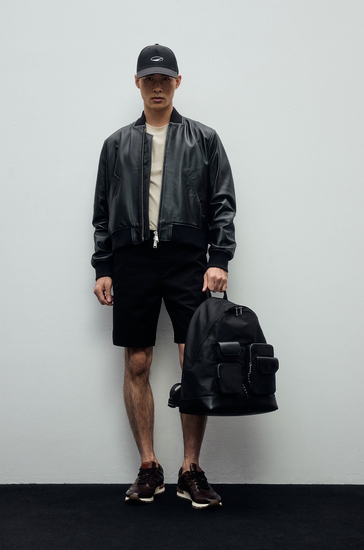 Chino Shorts with Zip Pocket