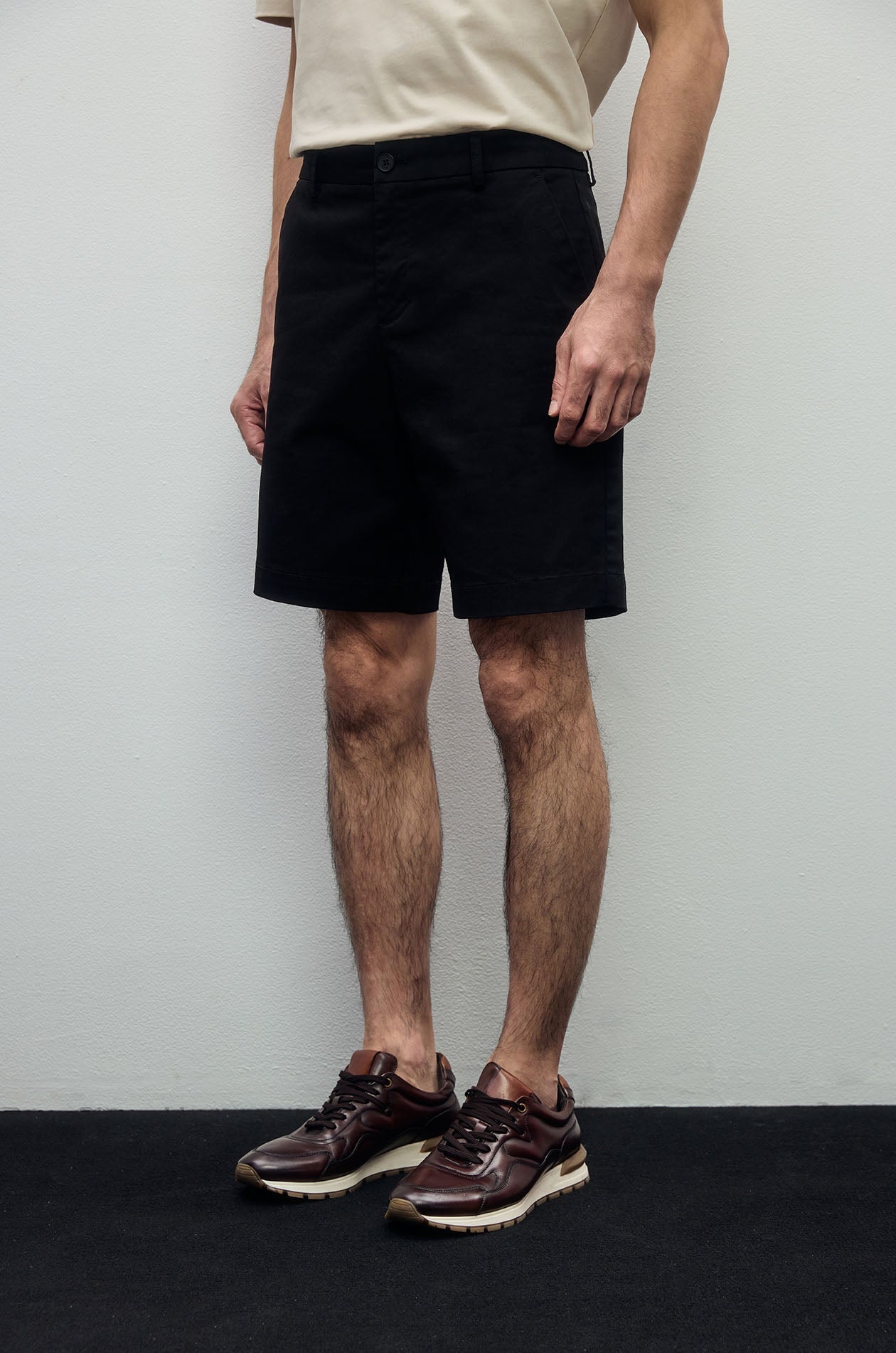 Chino Shorts with Zip Pocket