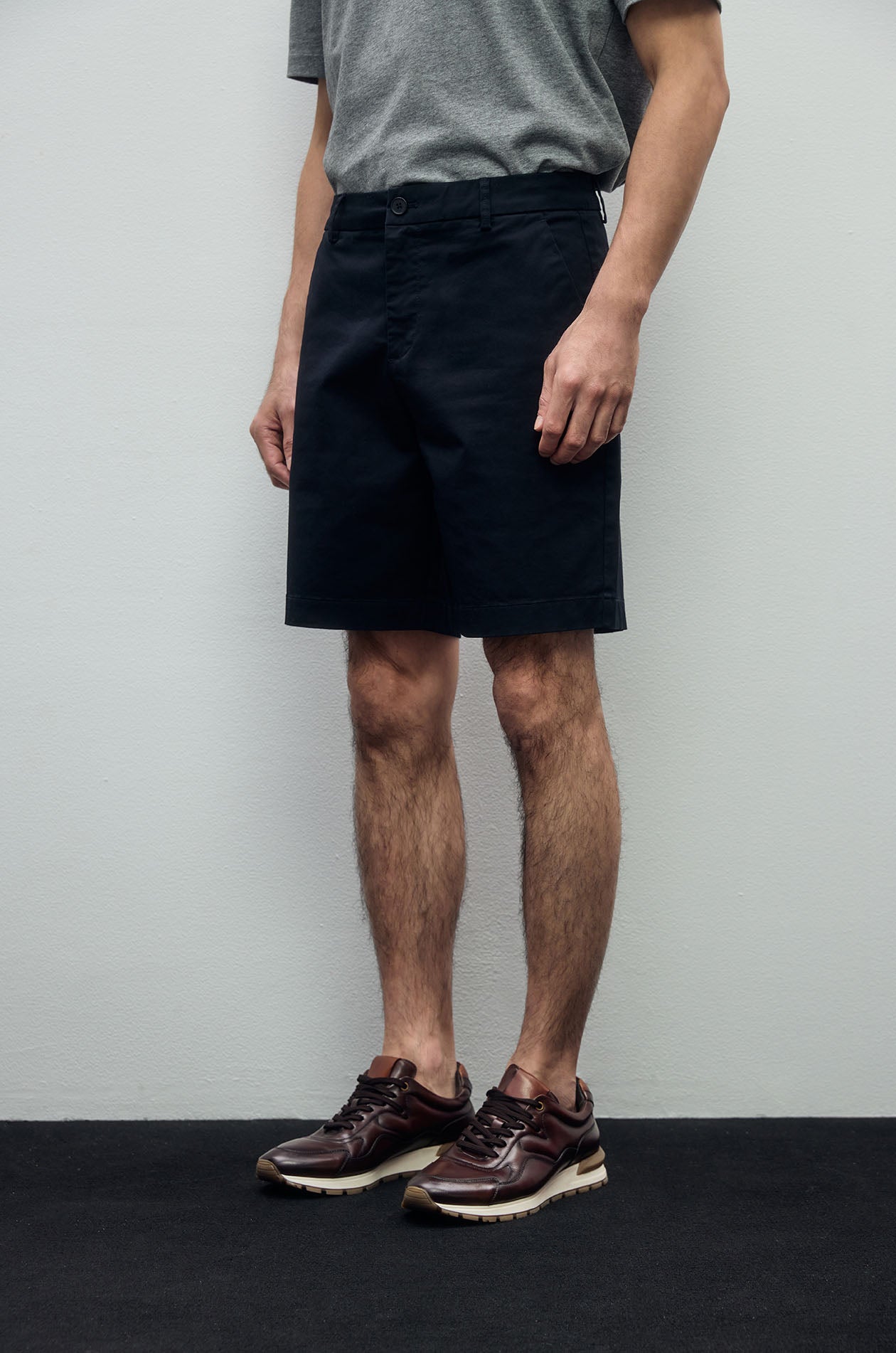 Chino Shorts with Zip Pocket