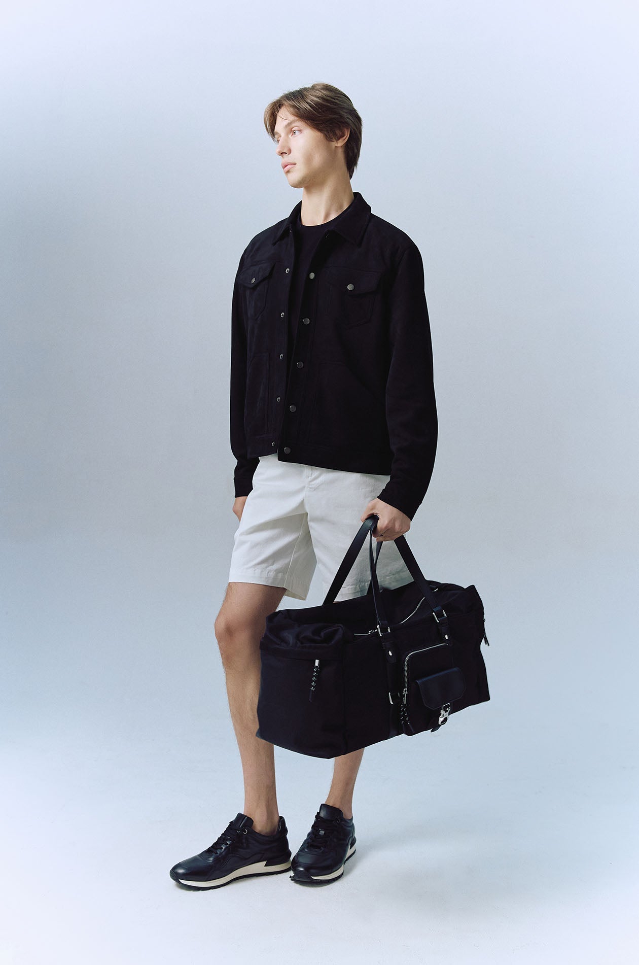 Chino Shorts with Zip Pocket