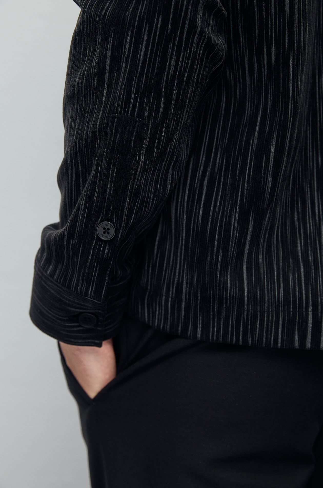 Zipper Corduroy Jacket
