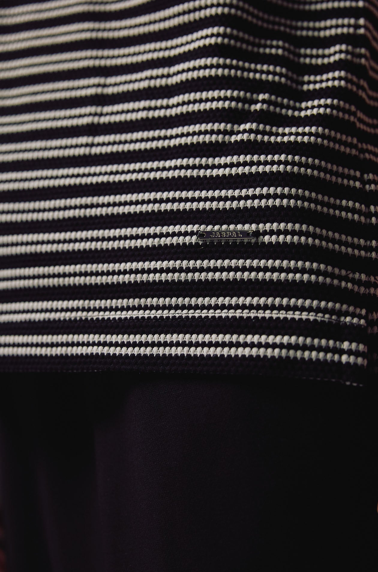 Striped Grenadine Polo Shirt
