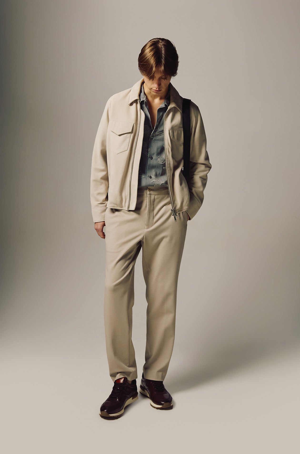 Relax Fit Paisley Jacquard Shirt